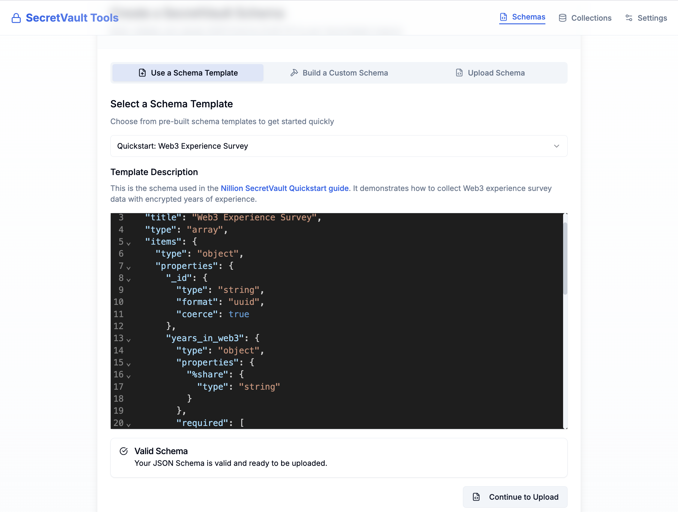 Schema Tools UI